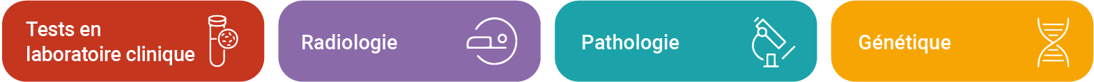 Domaines de diagnostic et tests disponibles