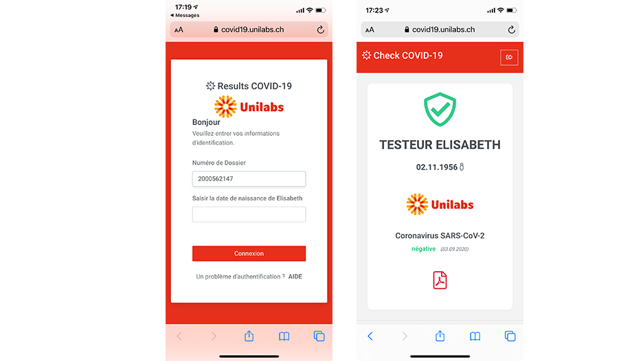 covid app french